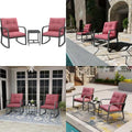 3-Piece Outdoor Patio Furniture Set with Rattan